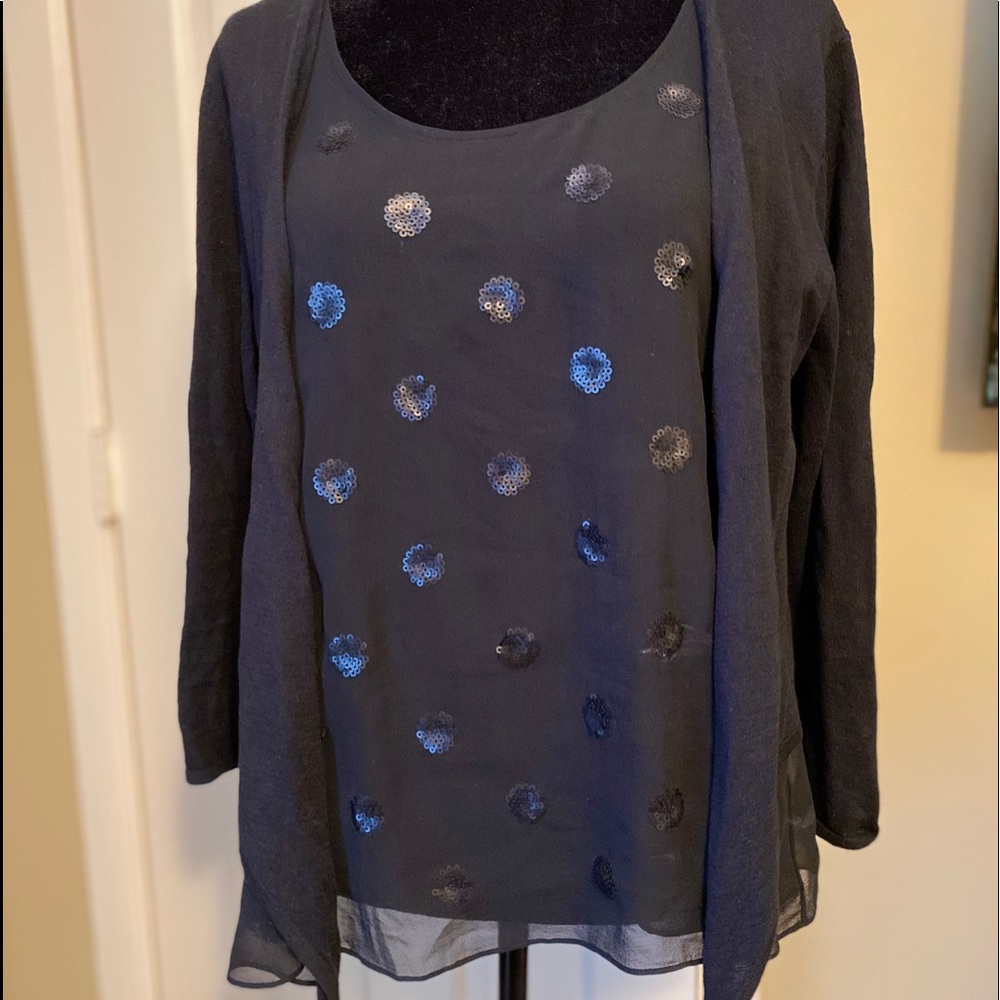 Project tank and cardigan set.